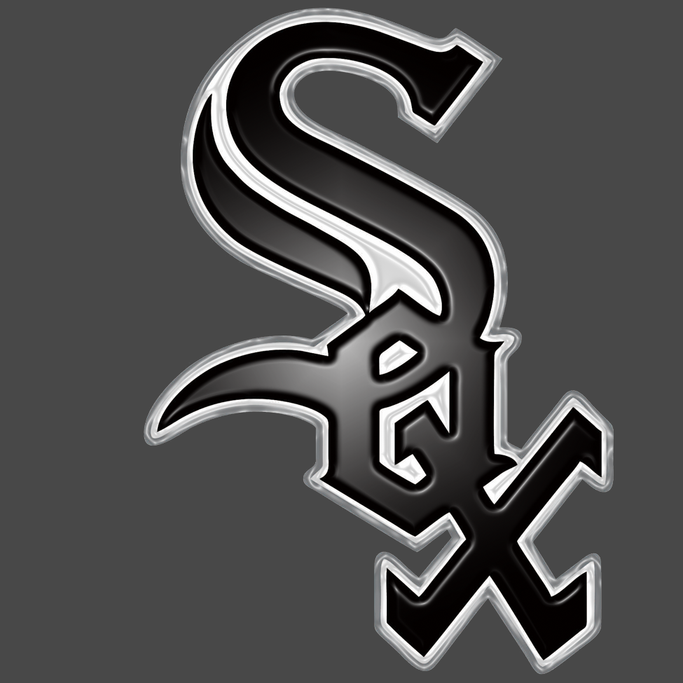 Chicago White Sox Plastic Effect Logo vinyl decal